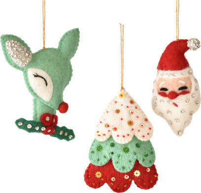 Holiday Wool Ornament (assorted)