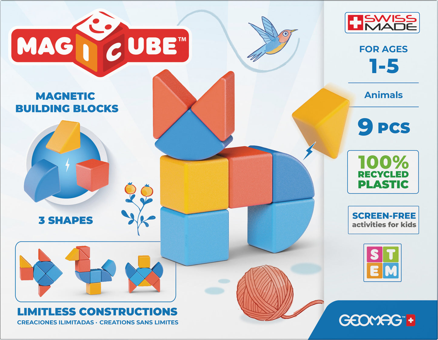 Magicubes Shapes Recycled 9 pcs