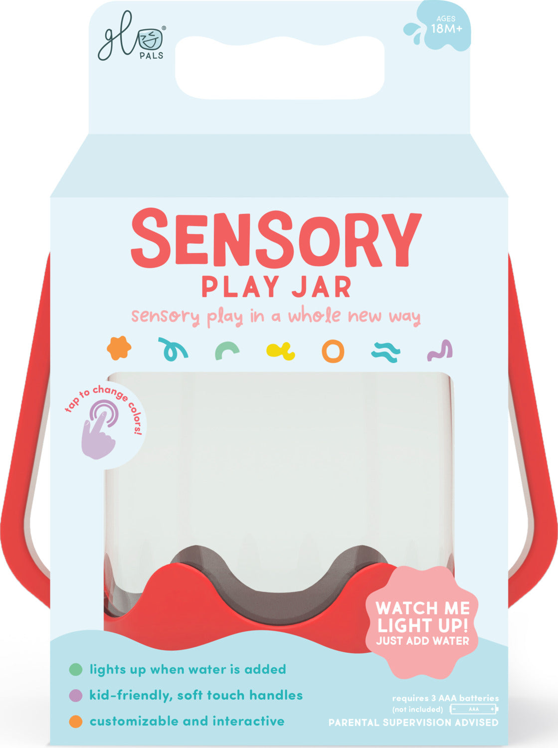 Coral Sensory Play Jar