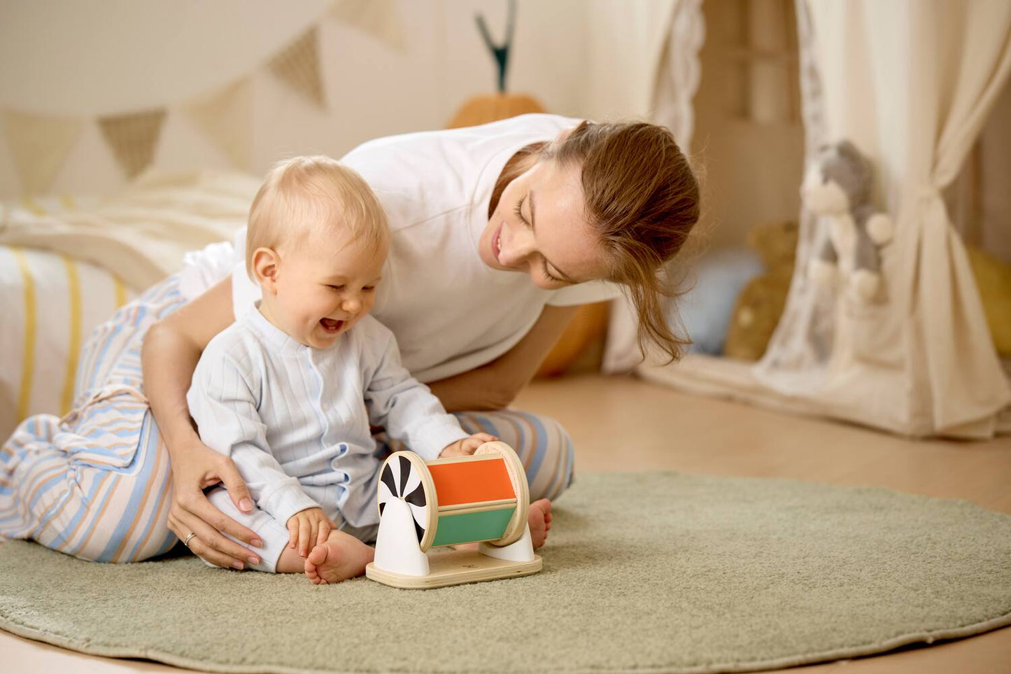Spinning Drum with Mirror