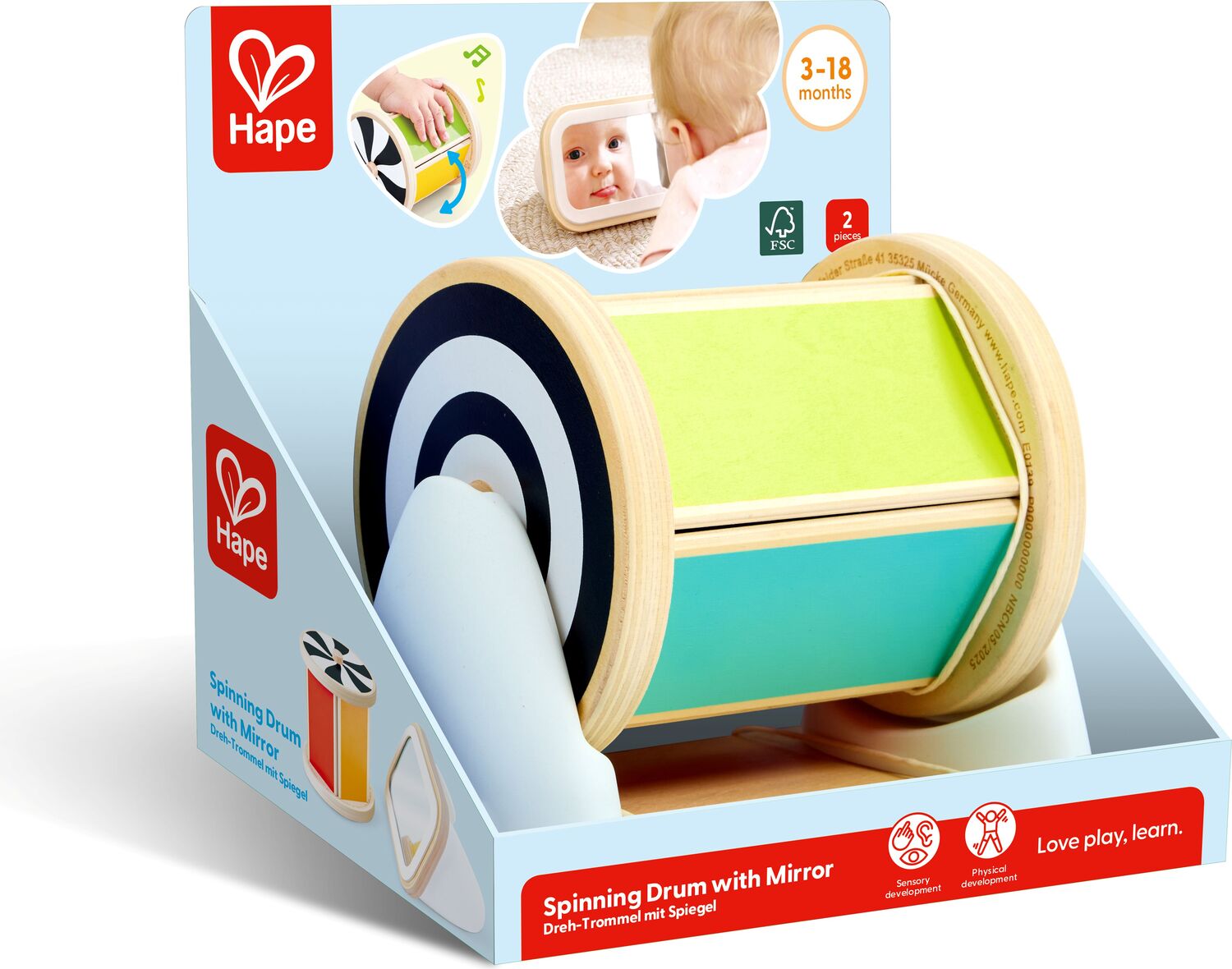 Spinning Drum with Mirror