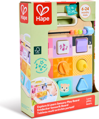 Explore & Learn Sensory Play Board