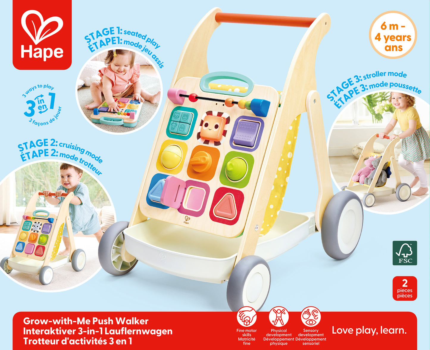 Grow-with-Me Push Walker