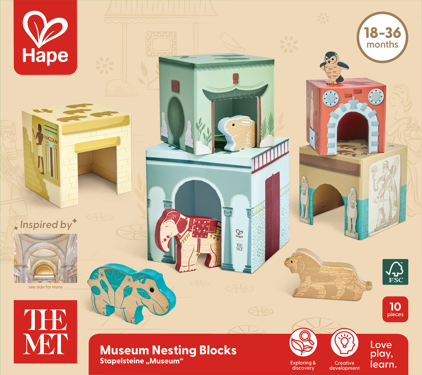 Museum Nesting Blocks