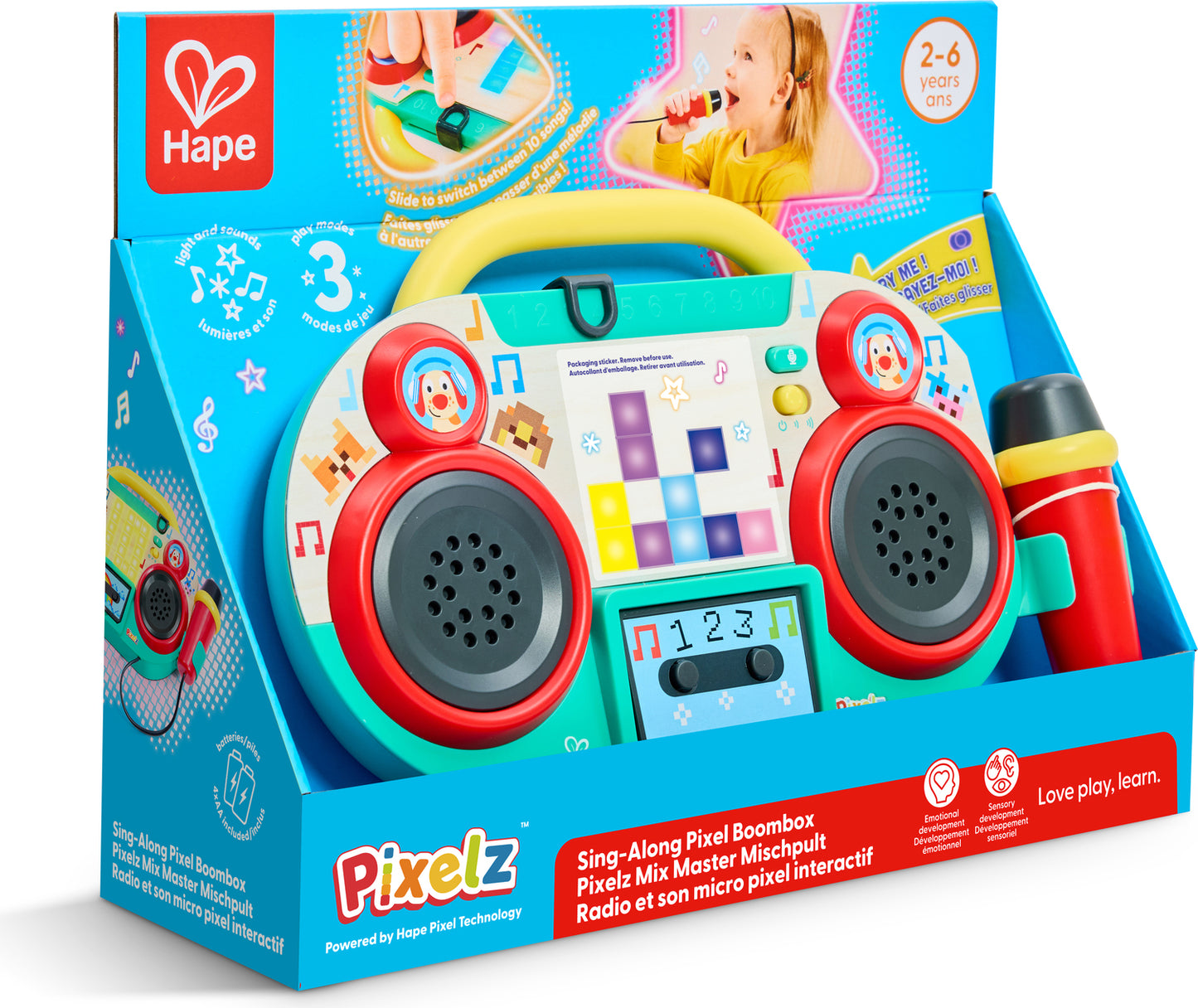 Sing-Along Pixel Boombox (Pixelz)