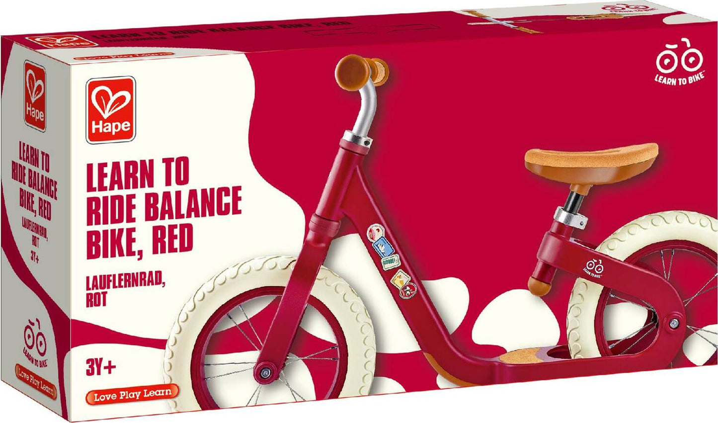 Learn To Ride Balance Bike, Red