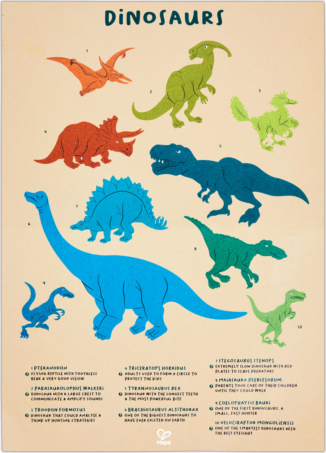 Dinosaur Shimmer Floor Puzzle - 202pcs
