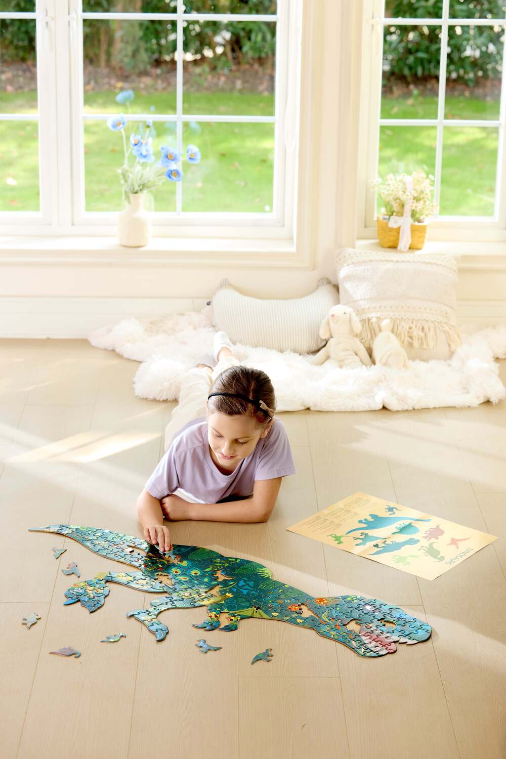 Dinosaur Shimmer Floor Puzzle - 202pcs