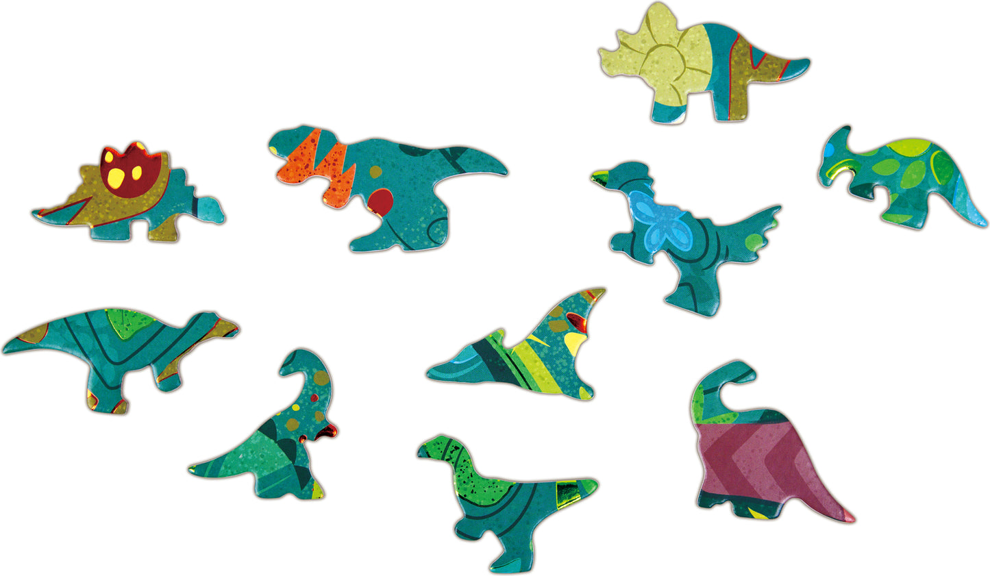Dinosaur Shimmer Floor Puzzle - 202pcs