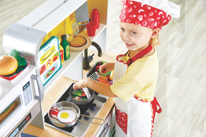 Deluxe Kitchen Playset With Fan Fryer
