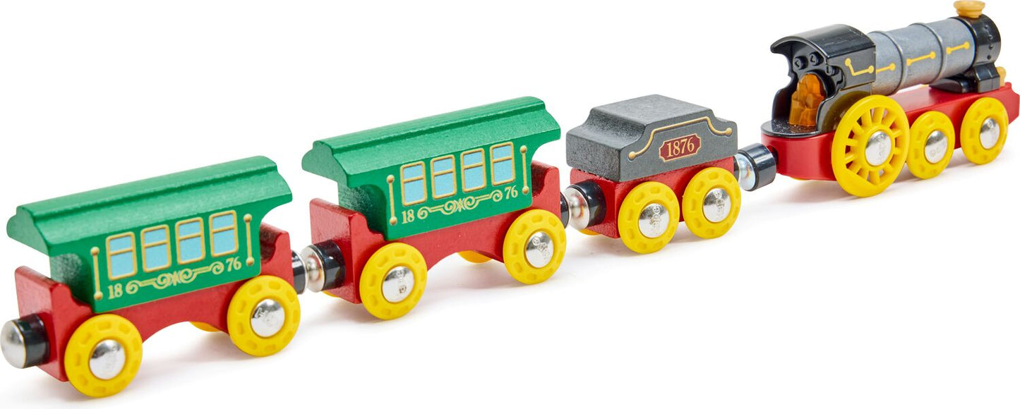 Retro Steam Train with Lights & Sounds
