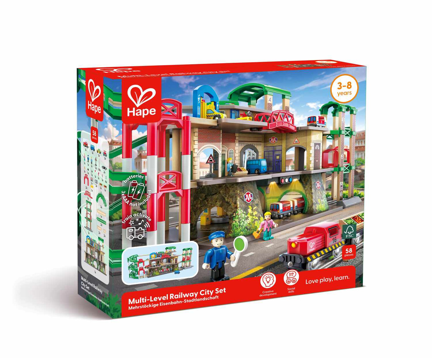 Multi-Level Railway City Set (DS)