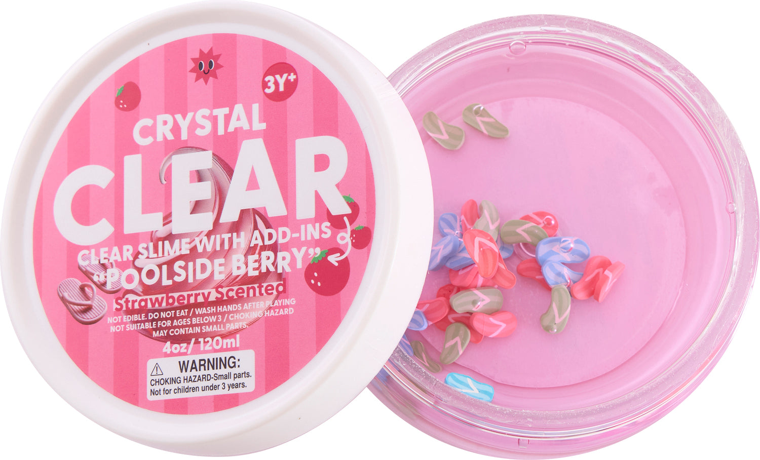 Clear Slime w/ adds-ins (assorted- 4 Styles)