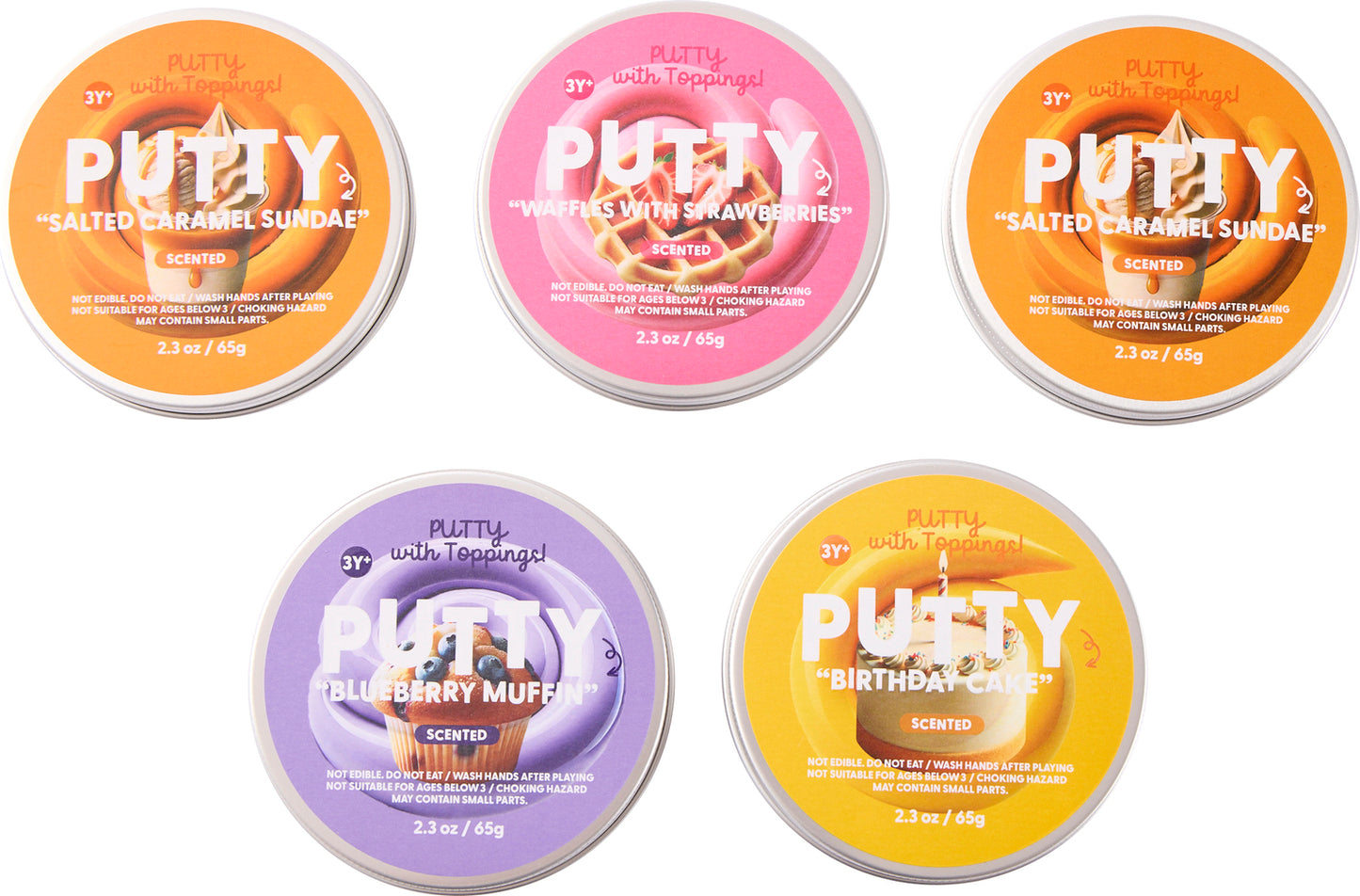 Scented Toppings Putty (assorted - 4 Styles)