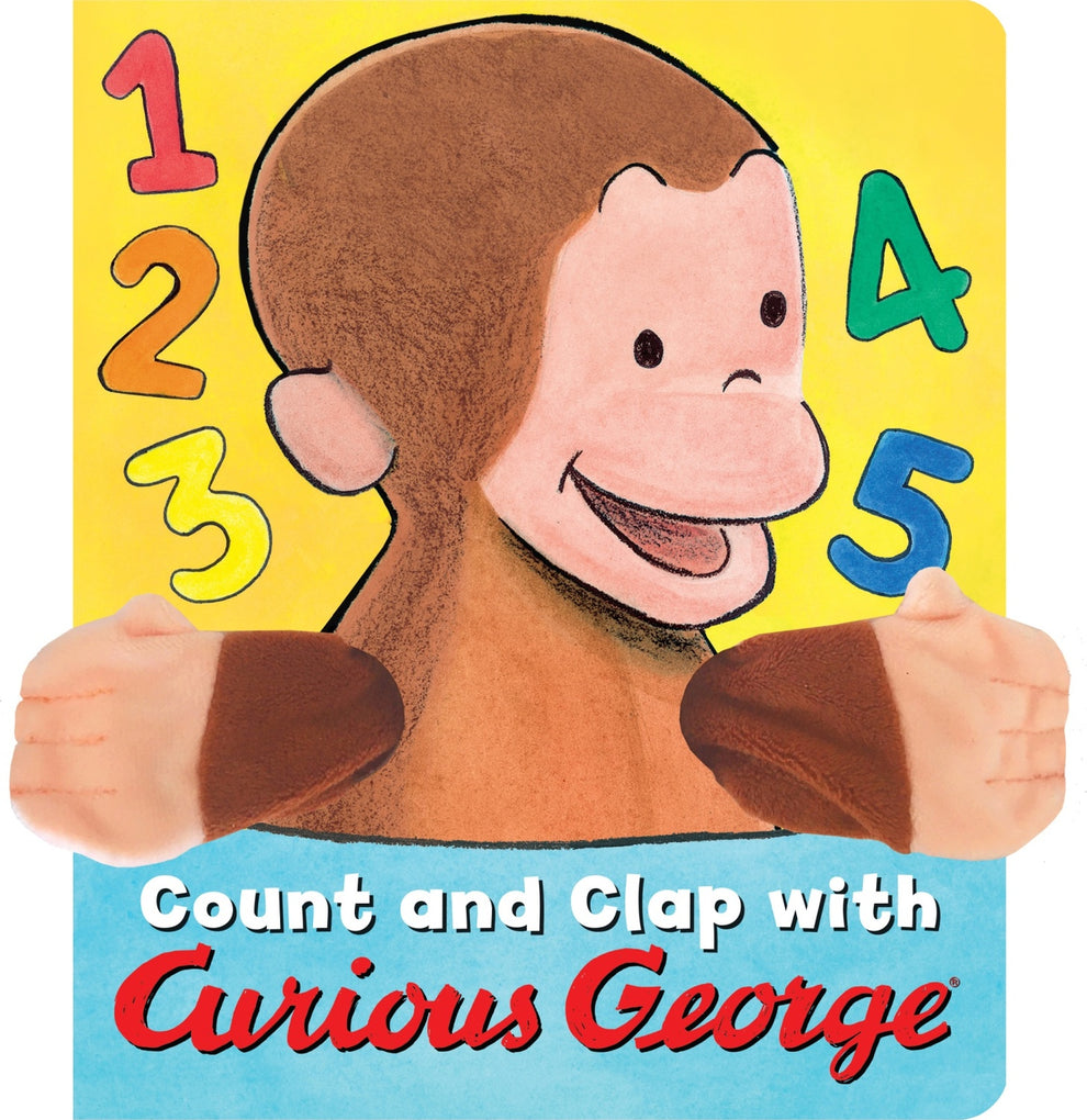 Count and Clap with Curious George Finger Puppet Book – Toodleydoo Toys