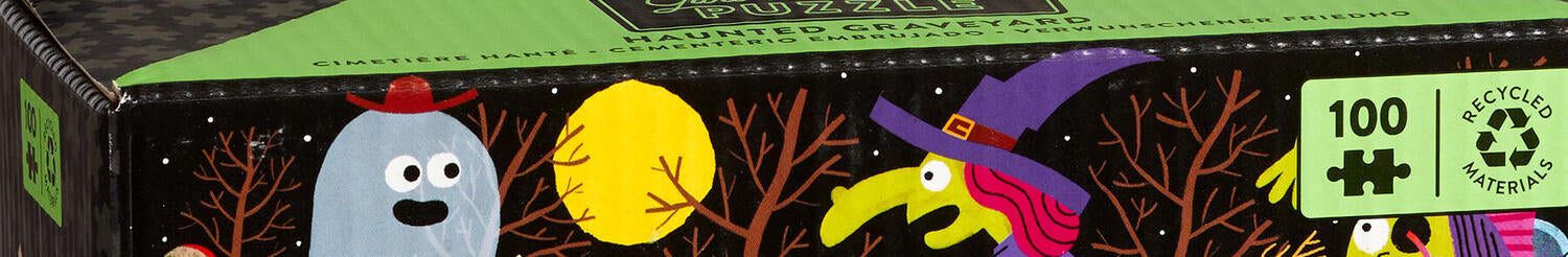 Haunted Graveyard 100 Piece Glow in the Dark Puzzle
