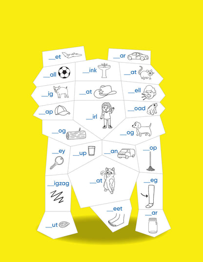 Learn by Sticker: Beginning Phonics: Use Phonics to Create 10 Friendly Monsters!