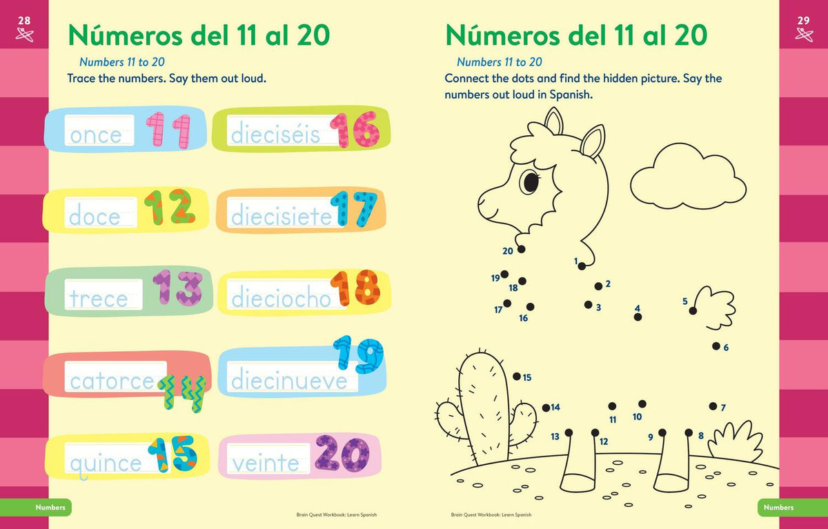Brain Quest Workbook: Learn Spanish