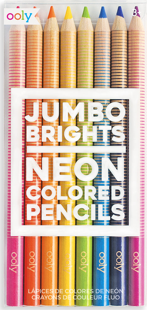 Jumbo Neon Colored Pencils