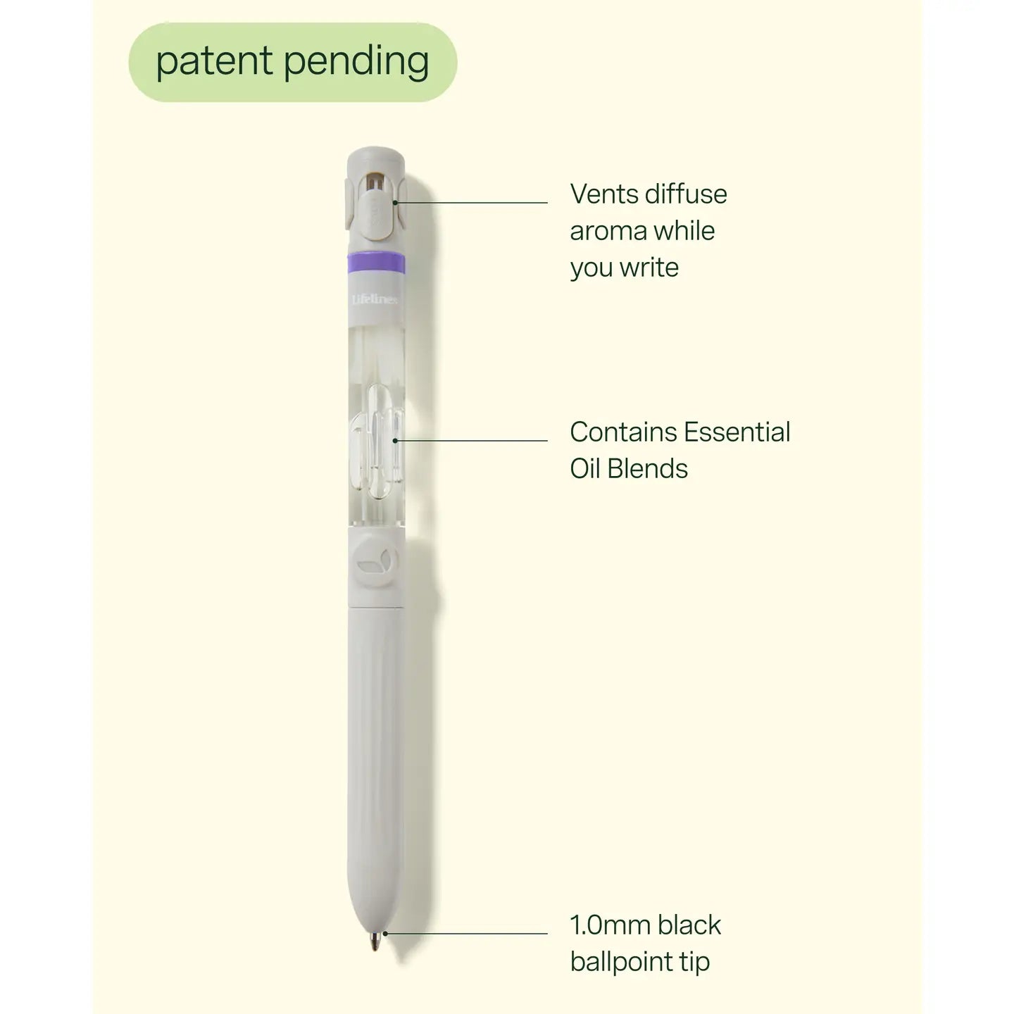 Pen Diffuser with Essential Oil Blends