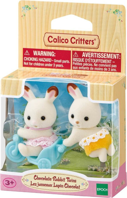Calico Critters Chocolate Rabbit Twins