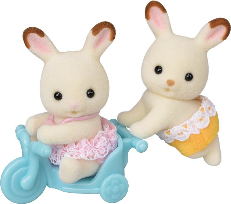 Calico Critters Chocolate Rabbit Twins