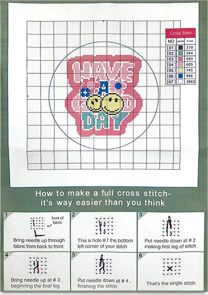Have A Good Day Cross Stitch Kit