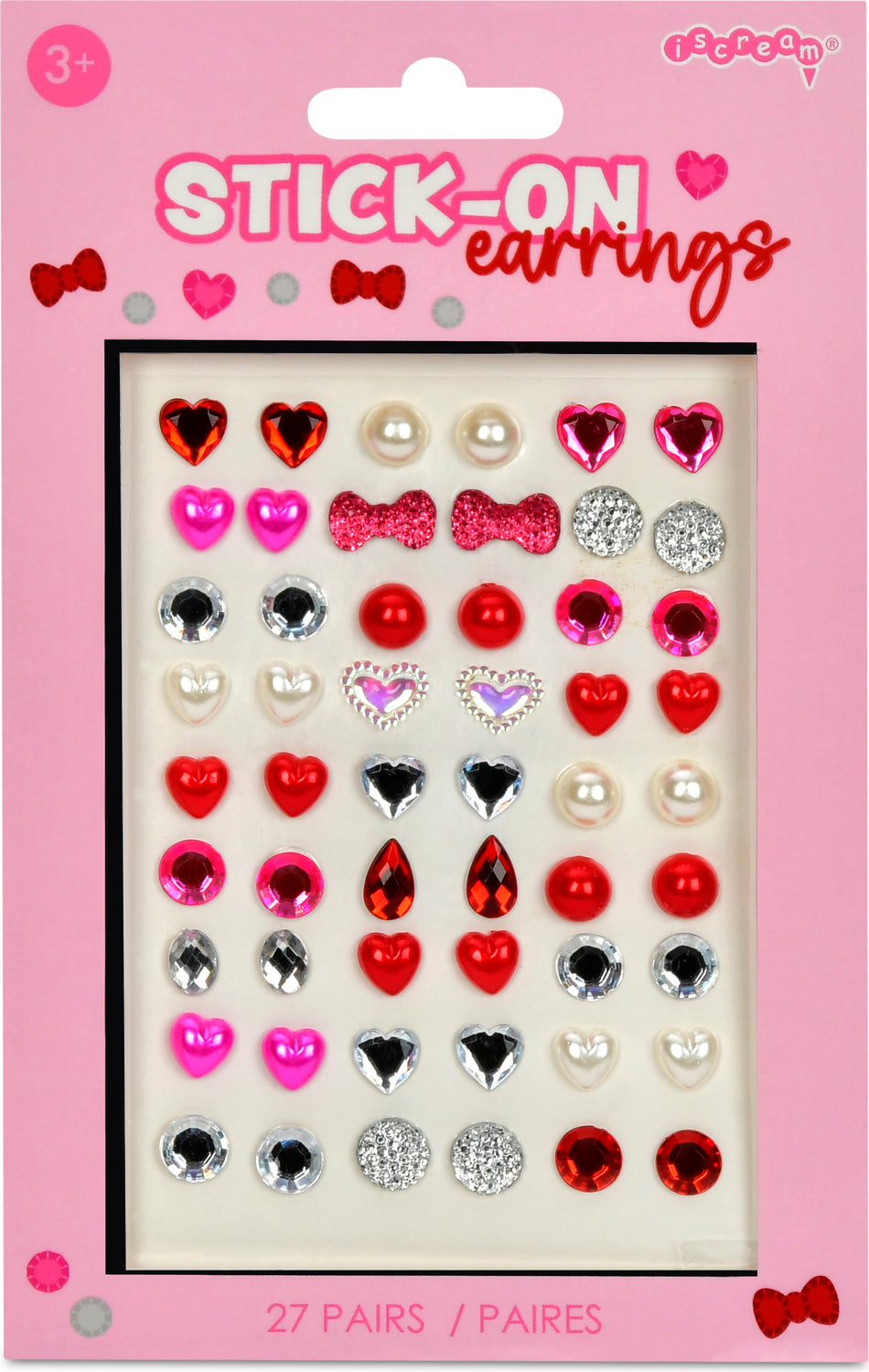 Jeweled Stick On Earrings