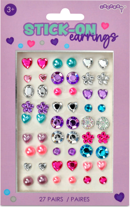 Gem Stick On Earrings