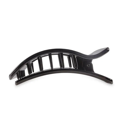 Square Flat Hair Clip | Small | Jet Black