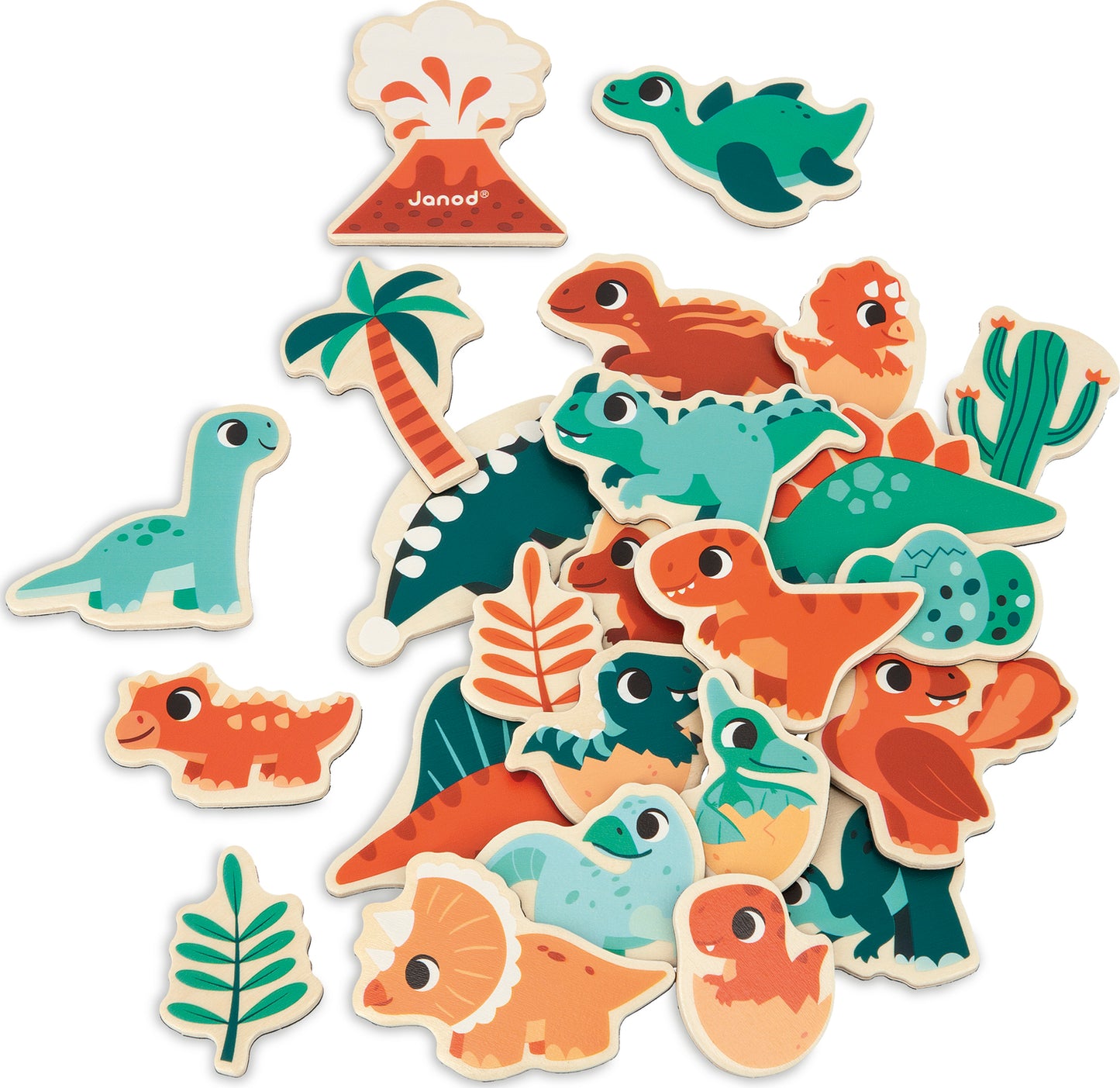 Dino - Dino Magnets - 24 Pieces