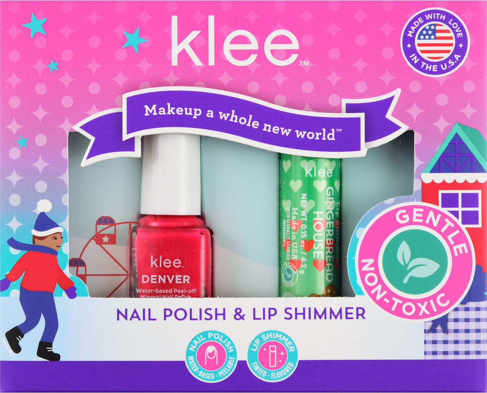 Elves' Magic - Holiday Water-Based Nail Polish And Lip Shimmer Duo