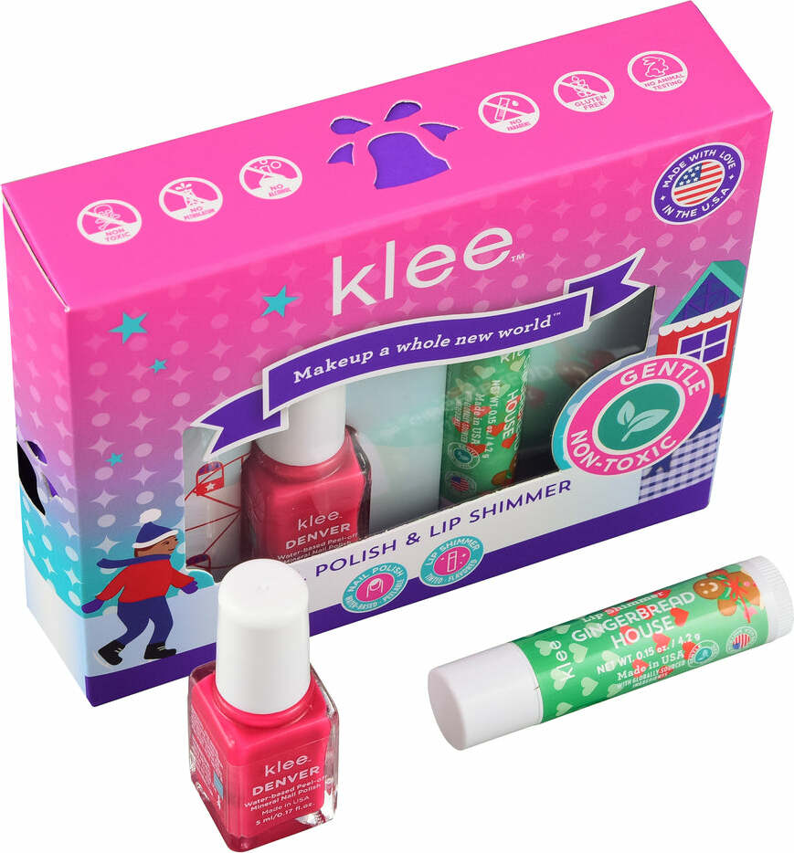 Elves' Magic - Holiday Water-Based Nail Polish And Lip Shimmer Duo