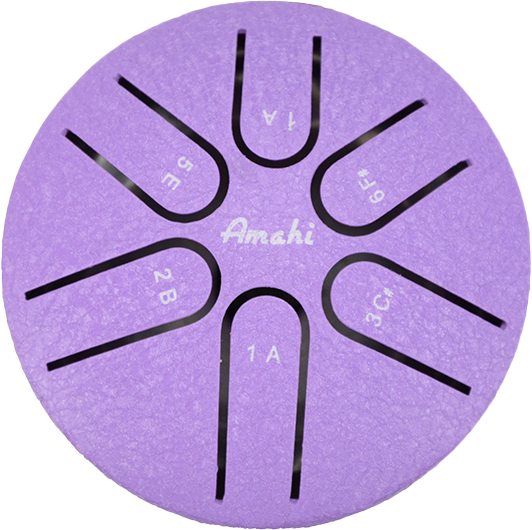 Purple 3" Steel Tongue Drum