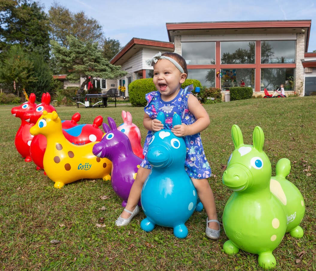 Rody Inflatable Bounce Horse (Red)