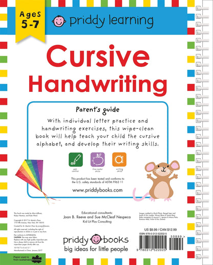 Wipe Clean Workbook: Cursive Handwriting: Ages 5-7; wipe-clean with pen