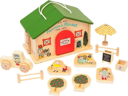 Market Day Wooden Playset