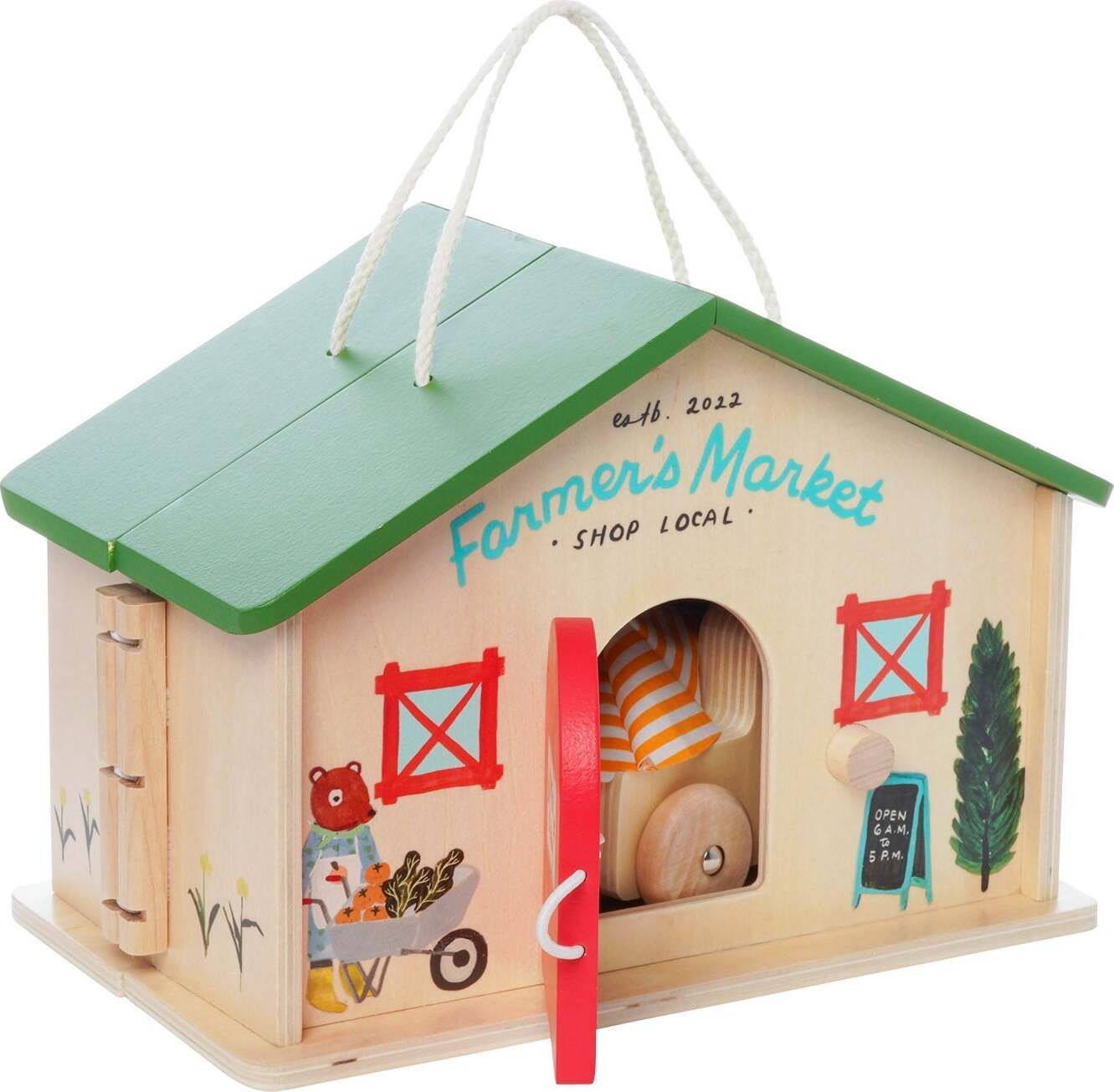 Market Day Wooden Playset