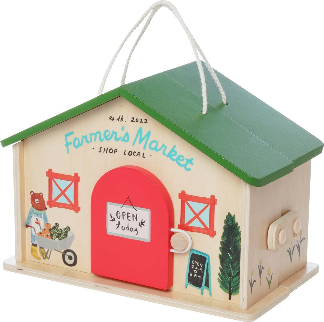 Market Day Wooden Playset