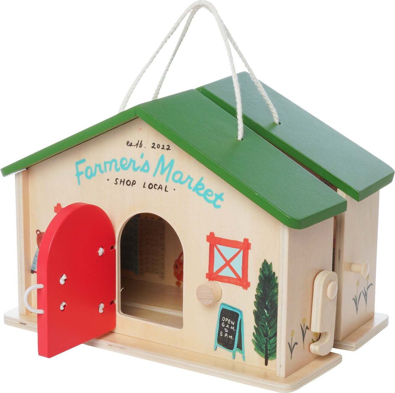 Market Day Wooden Playset