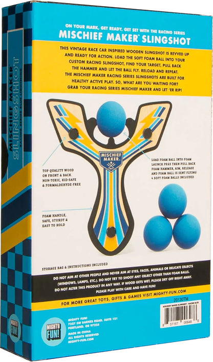 Mischief Maker Slingshot - Racer (Blue Lightning)