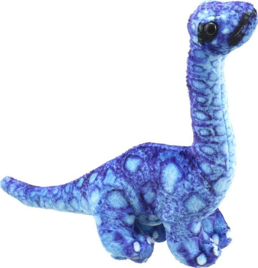 Dinosaur Finger Puppets - Brontosaurus (Blue)