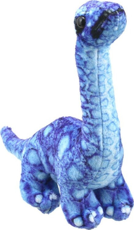 Dinosaur Finger Puppets - Brontosaurus (Blue)