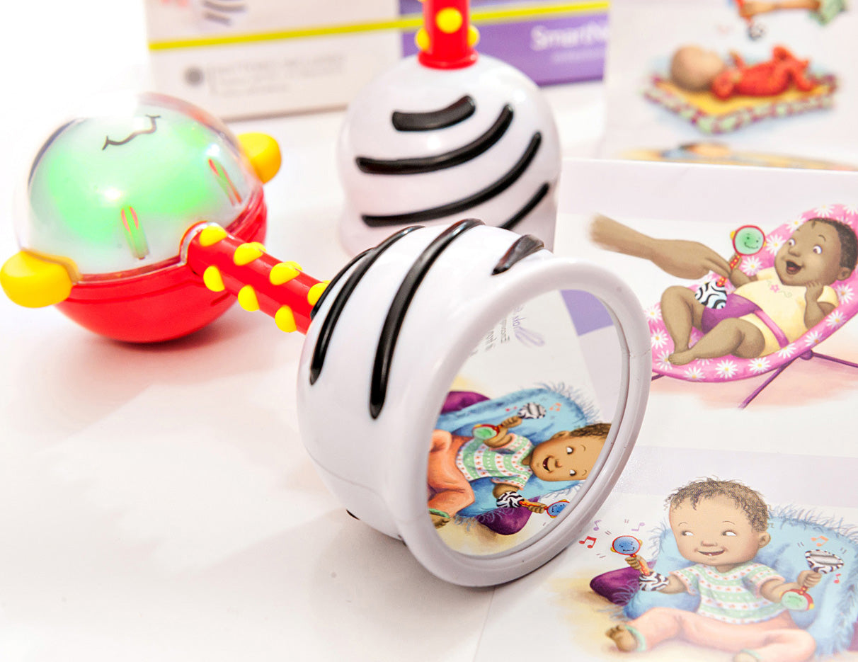 NogginStik Developmental Light-up Rattle