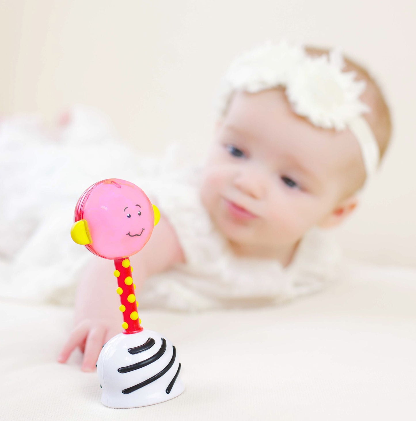 NogginStik Developmental Light-up Rattle