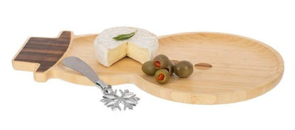 Snowman Cheeseboard & Knife