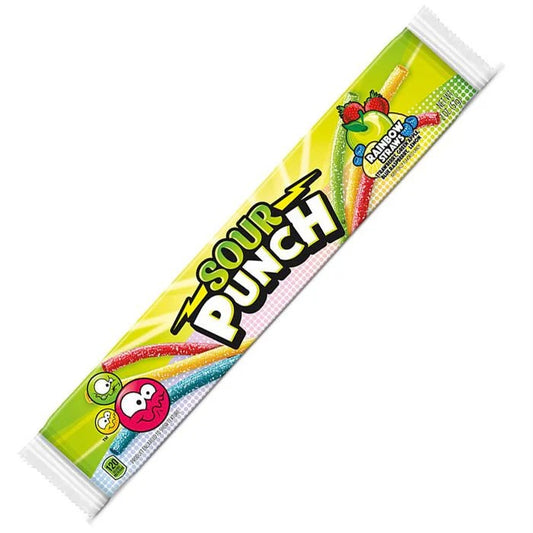 Rainbow Sour Punch Straws