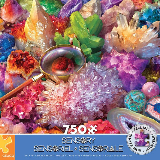 Sparkling Minerals 750pc Textured Puzzle