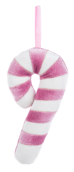 5.5"  Stuffed Candy Cane Ornament