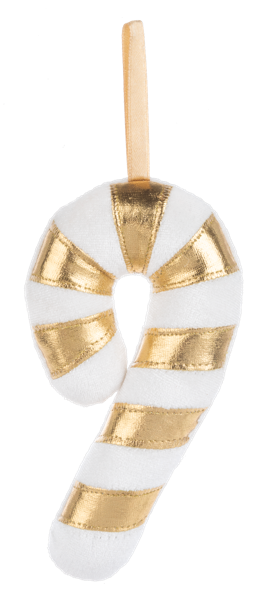 5.5"  Stuffed Candy Cane Ornament